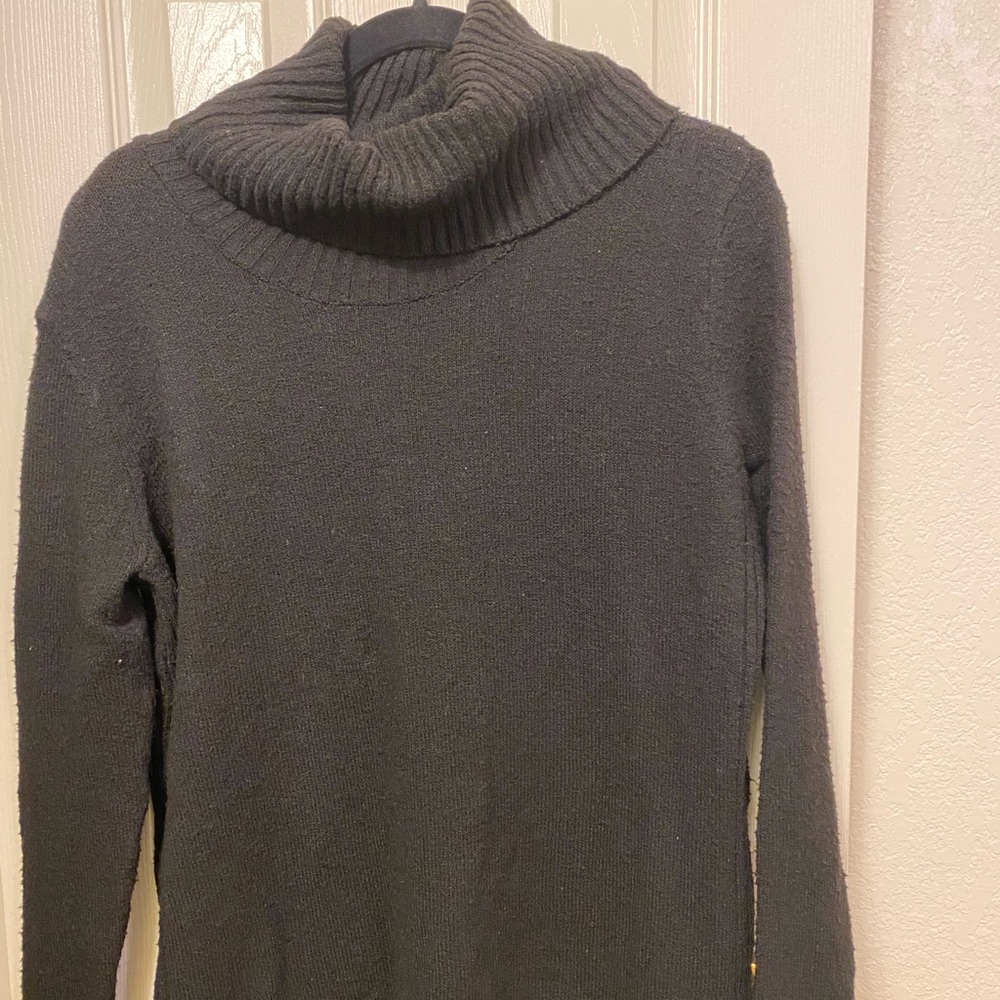 Black Turtleneck Sweater